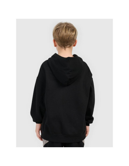 Bluza dresowa loose z kapturem chłopięca 4f 4fjrss26tswsm2814-20s