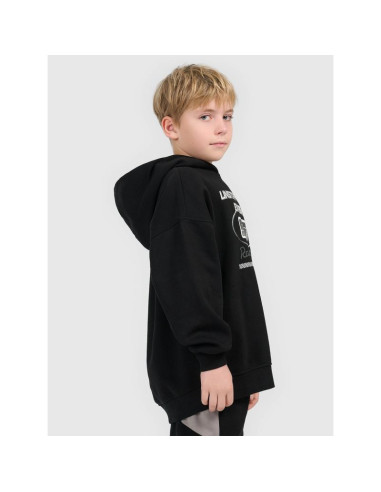 Bluza dresowa loose z kapturem chłopięca 4f 4fjrss26tswsm2814-20s