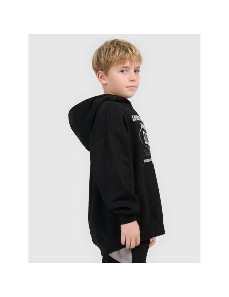 Bluza dresowa loose z kapturem chłopięca 4f 4fjrss26tswsm2814-20s