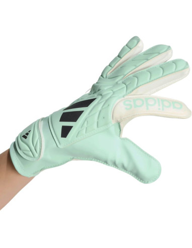 Rękawice bramkarskie dla dzieci adidas copa club miętowo-białe ke9735