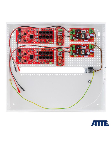Zestaw buforowy do 16 kamer ip switch po 16p+2g atte ipups-16-20-h