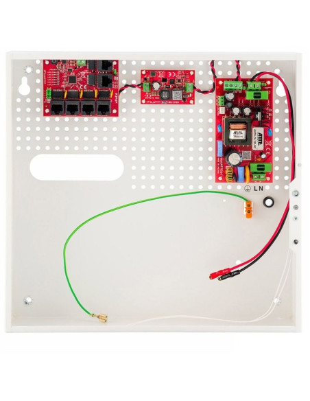 Switch poe 5-portowy z zasilaniem buforowym atte ipups-5-11-f