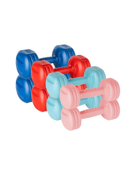Zestaw hantelek bitumicznych 20kg ( 2x1kg + 2x2kg + 2x3kg + 2x4kg ) , rebel active