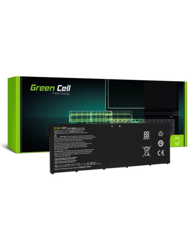 Green cell bateria ac72 ac14b8k ac14b3k do acer aspire 5 a515 r15 r5-571t spin sp315 sp513 2100mah 15.2v