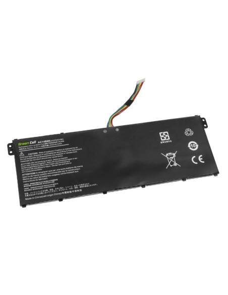 Green cell bateria ac72 ac14b8k ac14b3k do acer aspire 5 a515 r15 r5-571t spin sp315 sp513 2100mah 15.2v