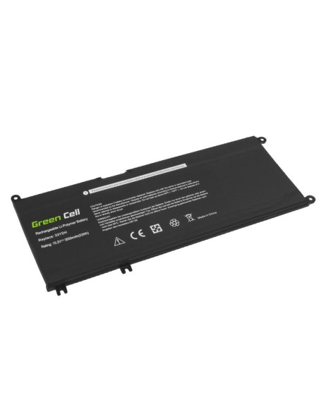 Green cell bateria de138 33ydh do dell inspiron g3 3579 3779 g5 5587 g7 7588 7577 7779 latitude 3480 3490 3590 3400mah 15.2v