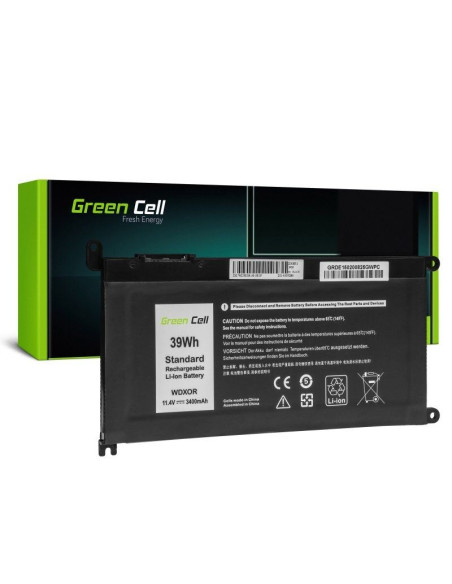 Green cell bateria de150 wdx0r wdxor do dell inspiron 13 5378 5379 14 5482 15 5568 5578 5579 7560 7570 17 5770 3400mah 11.4v