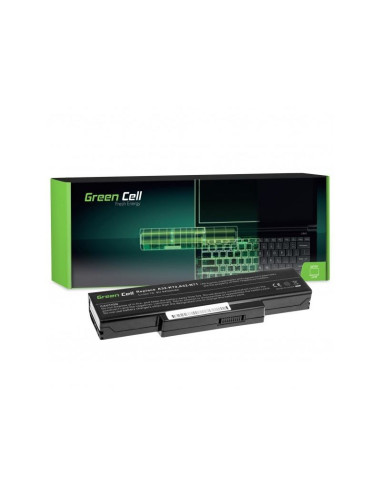 Green cell bateria as06 a32-k72 a32-n71 do asus k72 k72j k72f k73sv n71 n71j n73sv x73s 4400mah 10.8v/11.1v