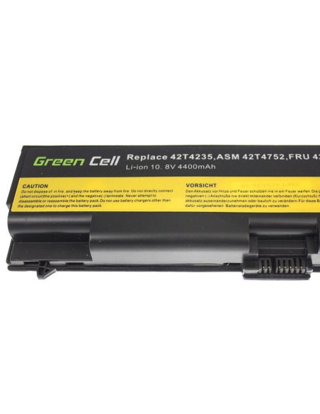 Green cell bateria le05 do lenovo 42t4795 4400 mah 10.8v