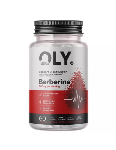 Berberine - Chlorowodorek Berberyny 500 Mg (60 Kaps.)