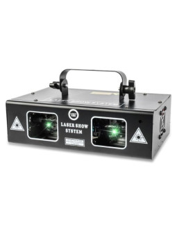 Rzutnik laserowy light4me laser rgb geometric 350mw