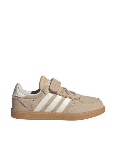 Buty dla dzieci adidas breaknet sleek beżowe ki6501
