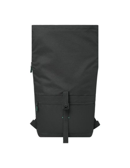 Rivacase gremio plecak city backpack czarny poliester, przetworzony politereftalan etylenu (rpet)