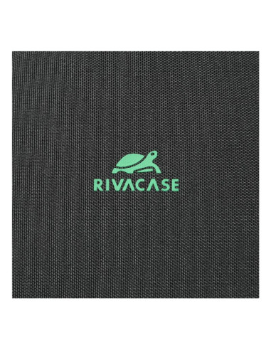 Rivacase gremio plecak city backpack czarny poliester, przetworzony politereftalan etylenu (rpet)
