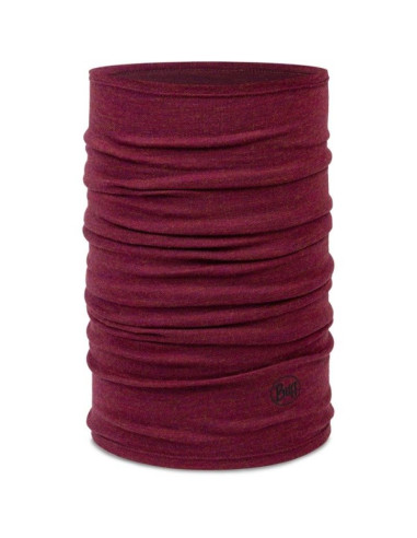 Bandana buff merino midweight melange tibetan red