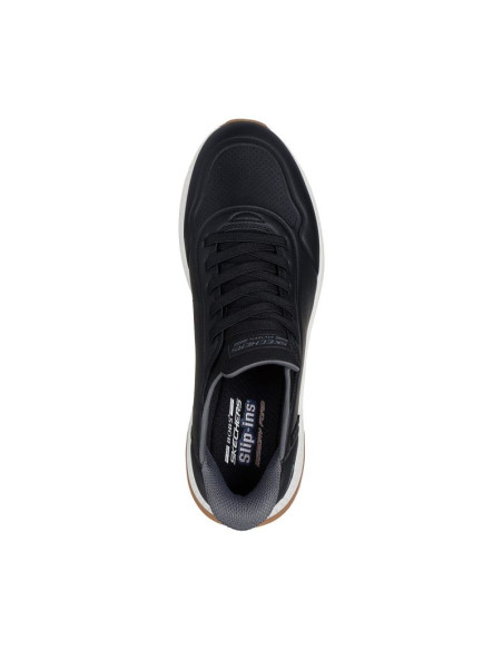Buty męskie skechers bobs squad 4 direct step czarne 118424 blk