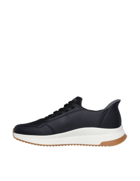 Buty męskie skechers bobs squad 4 direct step czarne 118424 blk