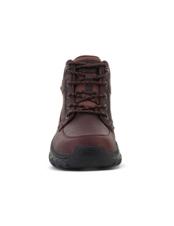 Skechers slip-ins waterproof relaxed fit: respected 2.0 - orson 205652-rdbr 2