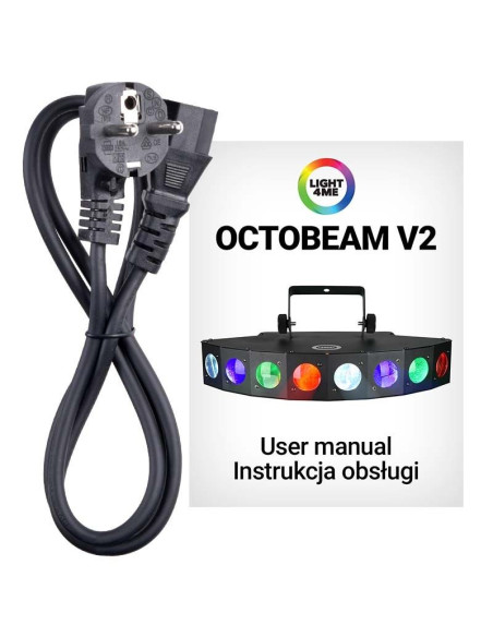 Light4me octobeam v2 efekt disco led reflektor