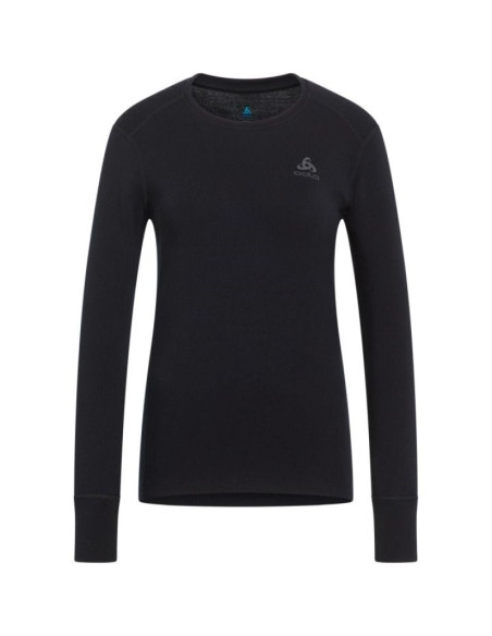 Koszulka damska odlo bl top crew neck l/s merino 260 roz. m czarna