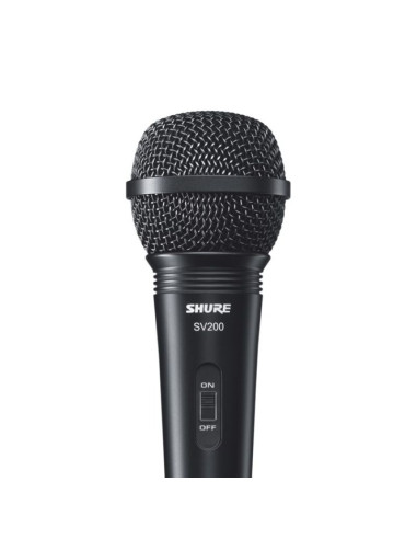 Shure sv200 - mikrofon dynamiczny, uniwersalny, kardioidalny, włącznik, kabel