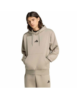 Bluza męska adidas essentials feelcozy hoodie beżowa kf2361