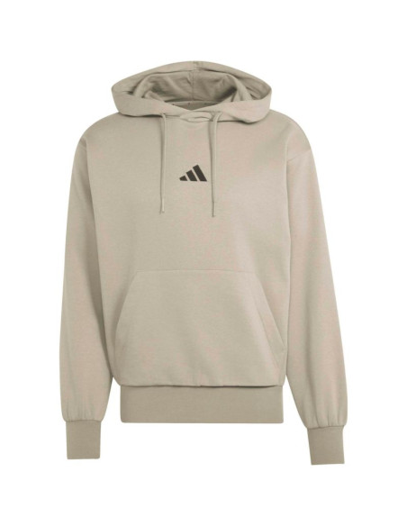 Bluza męska adidas essentials feelcozy hoodie beżowa kf2361