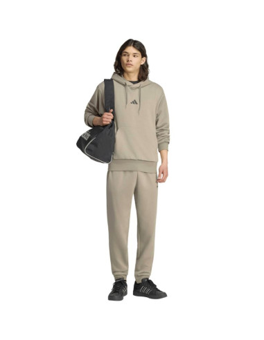 Bluza męska adidas essentials feelcozy hoodie beżowa kf2361