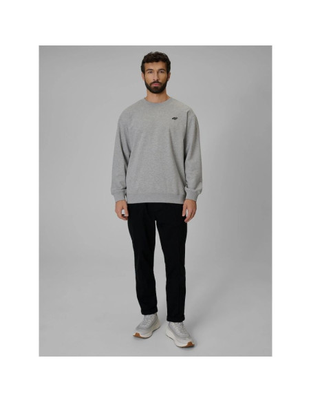 Bluza dresowa regular bez kaptura męska 4f 4frmm00tswsm3059-27m