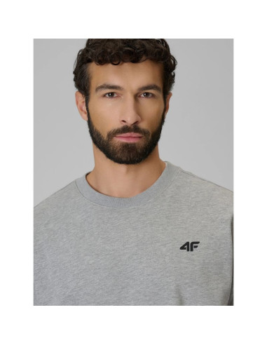 Bluza dresowa regular bez kaptura męska 4f 4frmm00tswsm3059-27m