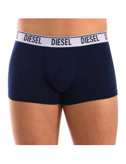 Diesel bokserki majtki męskie shawn 3-pak niebieskie modne bawełniane 2