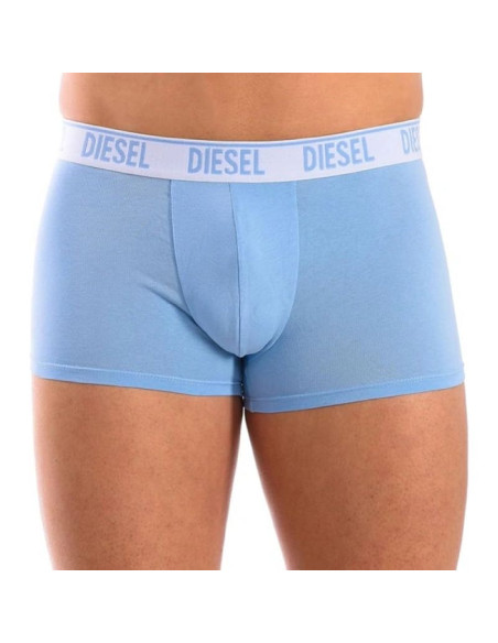 Diesel bokserki majtki męskie shawn 3-pak niebieskie modne bawełniane