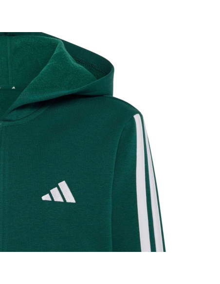 Bluza dla dzieci adidas essentials full-zip zielona kt3373