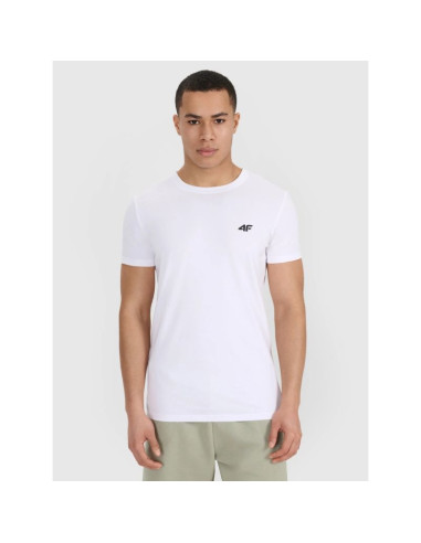 T-shirt slim gładki męski (2-pack) męski 4f 4frmm00ttshm3068-10s