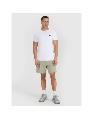 T-shirt slim gładki męski (2-pack) męski 4f 4frmm00ttshm3068-10s