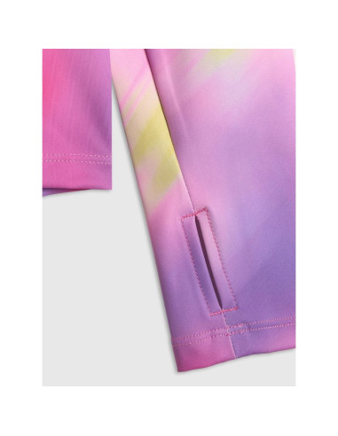 Bluza sportowa slim bez kaptura dziewczęca  4f 4fjrss26tfswf0988-90a