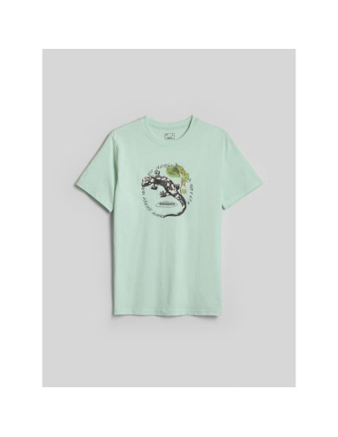 T-shirt regular z nadrukiem męski 4f 4fkaw26ttshm4474-47s