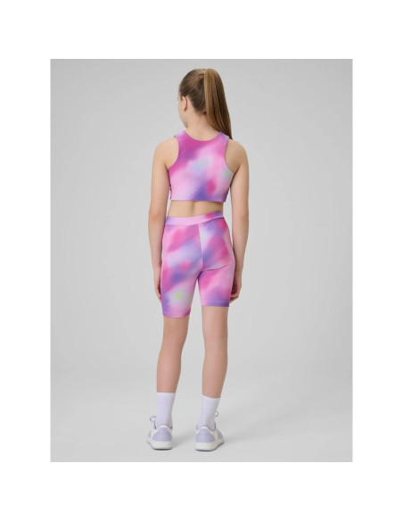 Legginsy kolarki sportowe dziewczęce 4f 4fjrss26tfstf139-90a