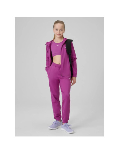 Spodnie sportowe joggery dziewczęce 4f 4fjrss26tftrf1458-53s
