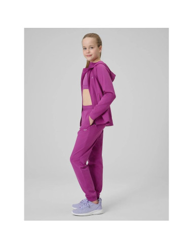 Spodnie sportowe joggery dziewczęce 4f 4fjrss26tftrf1458-53s