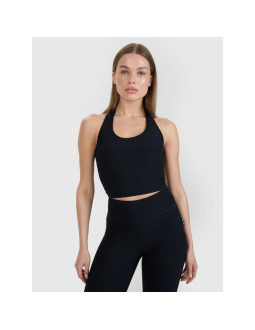 Crop top slim gładki damski 4f | anna lewandowska 4f 4falsss25tslef215-20s