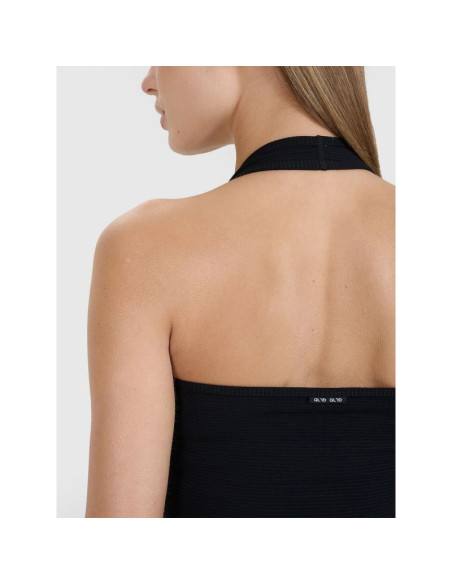Crop top slim gładki damski 4f | anna lewandowska 4f 4falsss25tslef215-20s