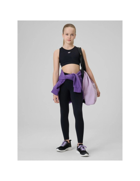 Legginsy sportowe bezszwowe dziewczęce 4f 4fjrss26tftif518-20s