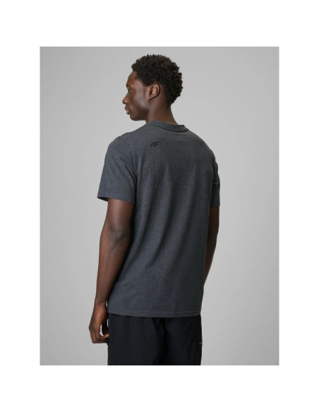 T-shirt regular gładki męski 4f 4frmm00ttshm4192-23m