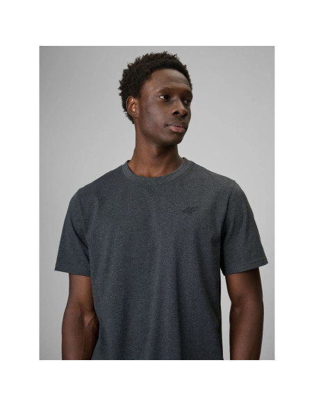 T-shirt regular gładki męski 4f 4frmm00ttshm4192-23m
