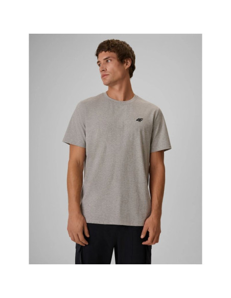 T-shirt regular gładki męski 4f 4frmm00ttshm4192-27m