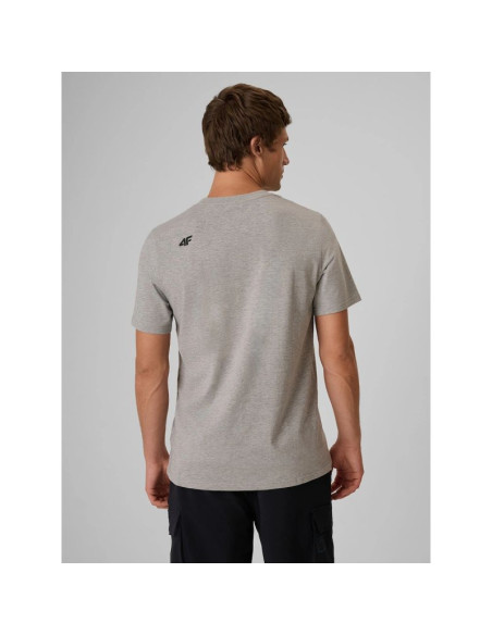 T-shirt regular gładki męski 4f 4frmm00ttshm4192-27m