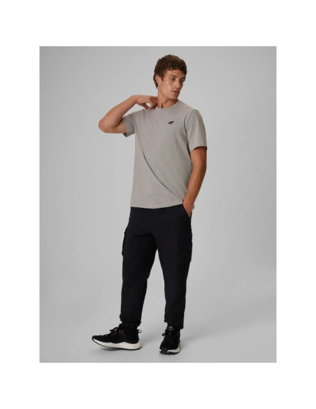 T-shirt regular gładki męski 4f 4frmm00ttshm4192-27m