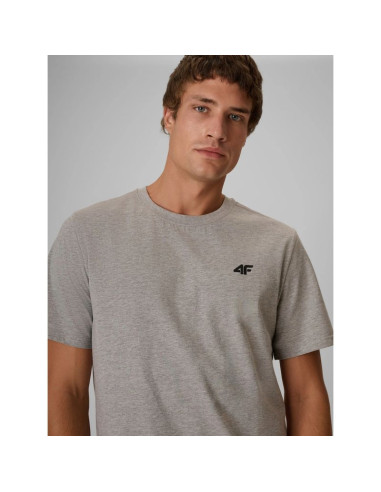 T-shirt regular gładki męski 4f 4frmm00ttshm4192-27m