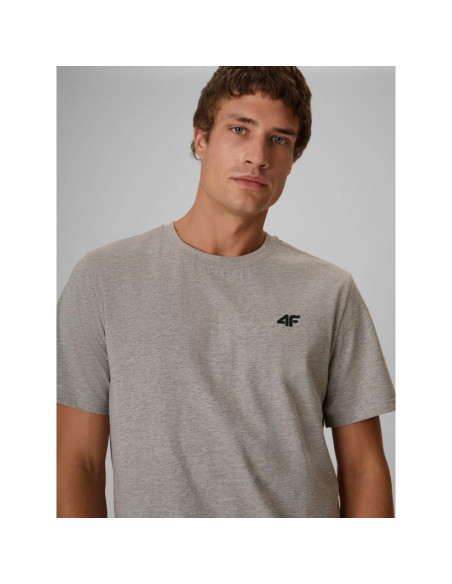 T-shirt regular gładki męski 4f 4frmm00ttshm4192-27m